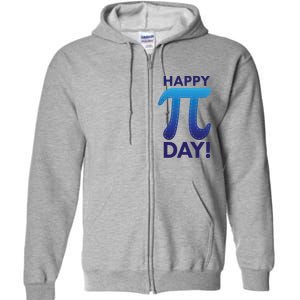 Cool Happy Pi Day Full Zip Hoodie