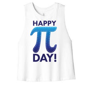 Cool Happy Pi Day Women's Racerback Cropped Tank