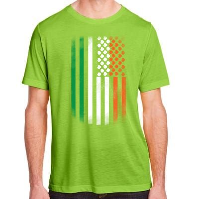 Cool Irish American Flag Adult ChromaSoft Performance T-Shirt