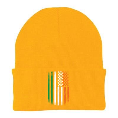 Cool Irish American Flag Knit Cap Winter Beanie