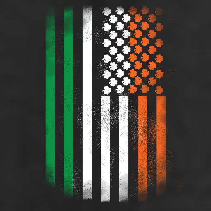 Cool Irish American Flag Cool Comfort Performance Bucket Hat