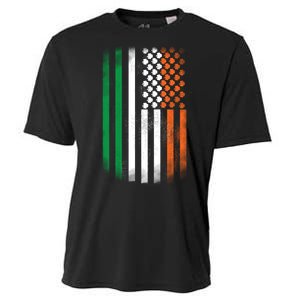 Cool Irish American Flag Cooling Performance Crew T-Shirt