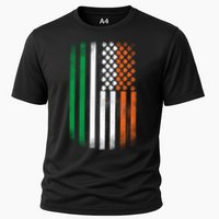 Cool Irish American Flag Cooling Performance Crew T-Shirt