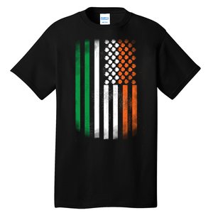 Cool Irish American Flag Tall T-Shirt