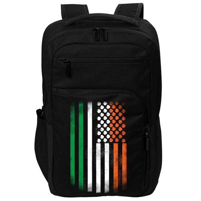 Cool Irish American Flag Impact Tech Backpack