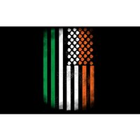 Cool Irish American Flag Bumper Sticker