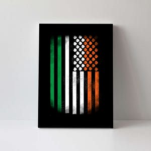 Cool Irish American Flag Canvas