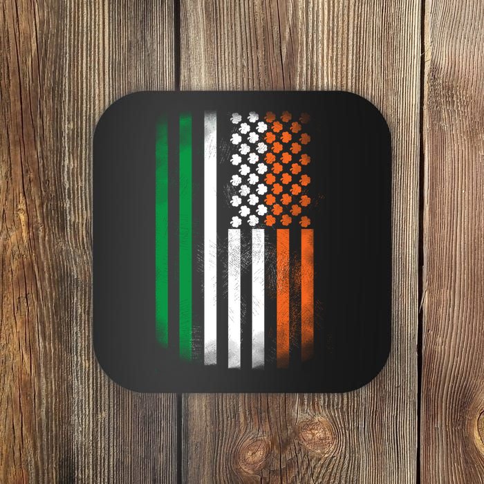 Cool Irish American Flag Coaster