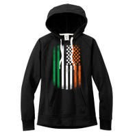 Cool Irish American Flag Women's Fleece Hoodie