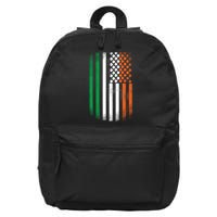 Cool Irish American Flag 16 in Basic Backpack