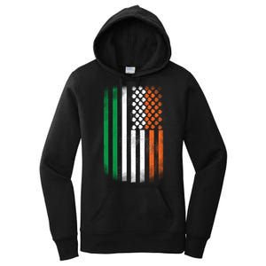 Cool Irish American Flag Women's Pullover Hoodie