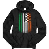 Cool Irish American Flag Tie Dye Hoodie