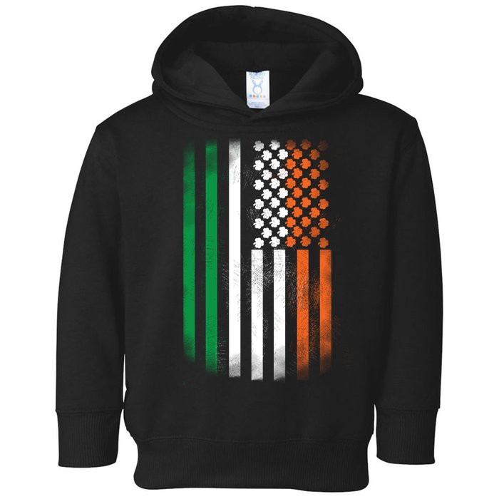 Cool Irish American Flag Toddler Hoodie