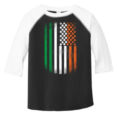 Cool Irish American Flag Toddler Fine Jersey T-Shirt