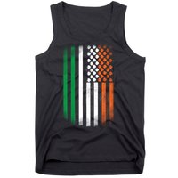 Cool Irish American Flag Tank Top