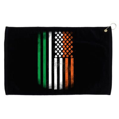 Cool Irish American Flag Grommeted Golf Towel