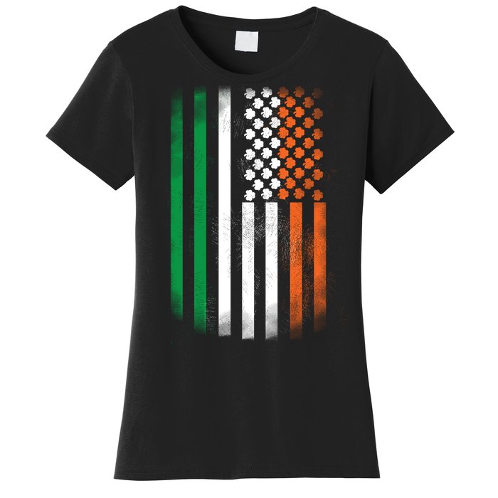 Cool Irish American Flag Women's T-Shirt