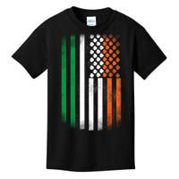 Cool Irish American Flag Kids T-Shirt