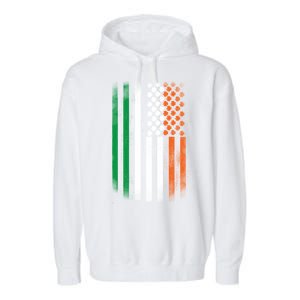 Cool Irish American Flag Garment-Dyed Fleece Hoodie