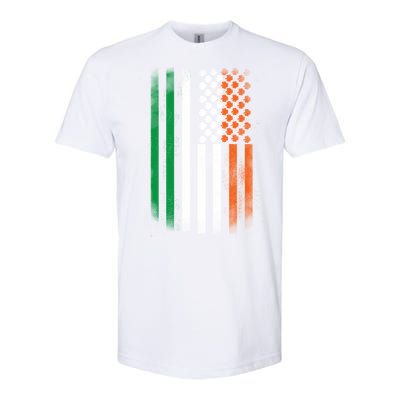 Cool Irish American Flag Softstyle® CVC T-Shirt