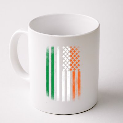 Cool Irish American Flag Coffee Mug