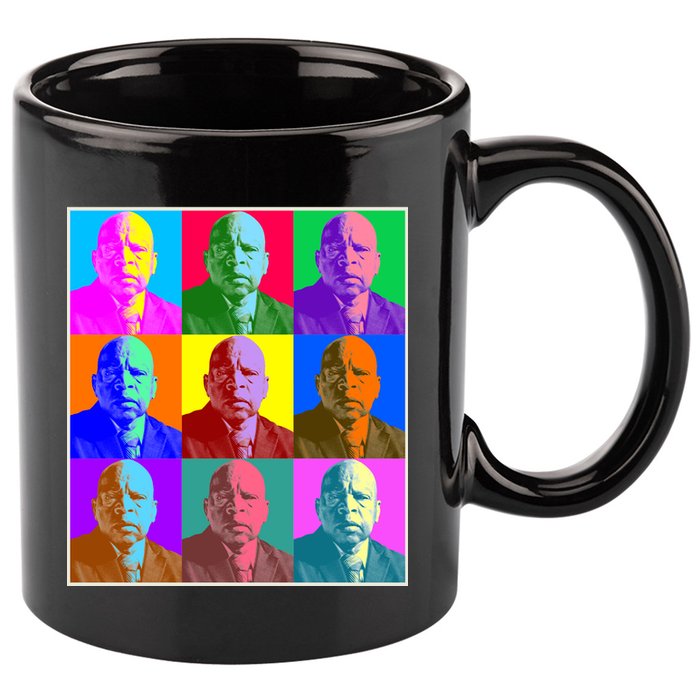 Cool John Lewis Pop Art 11oz C Handle Ceramic Mug