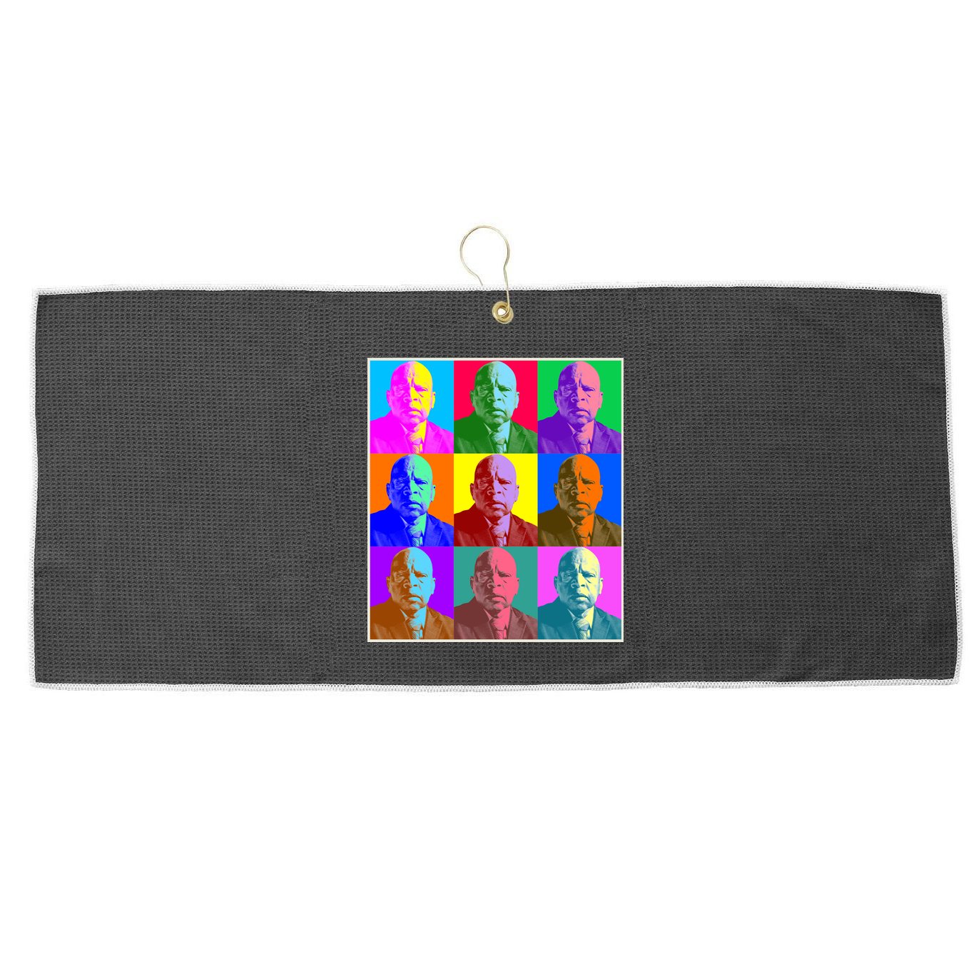 Cool John Lewis Pop Art Large Microfiber Waffle Golf Towel
