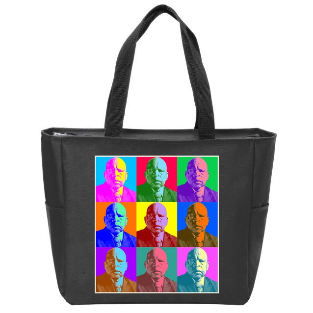 Cool John Lewis Pop Art Zip Tote Bag