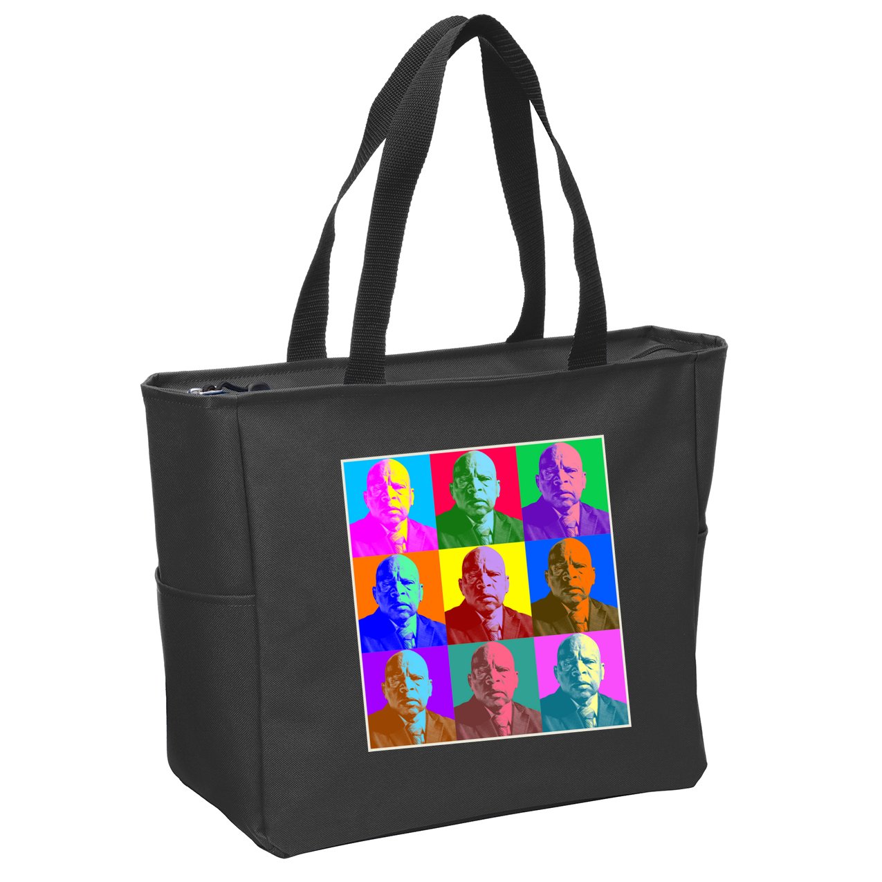 Cool John Lewis Pop Art Zip Tote Bag