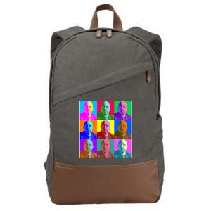 Cool John Lewis Pop Art Cotton Canvas Backpack