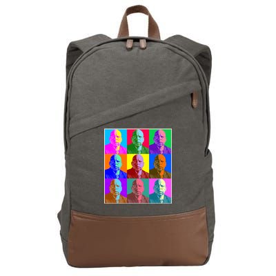 Cool John Lewis Pop Art Cotton Canvas Backpack