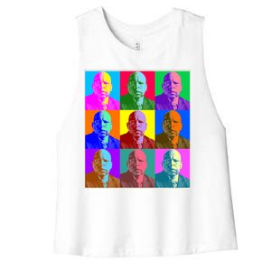 Cool John Lewis Pop Art Women's Racerback Cropped Tank