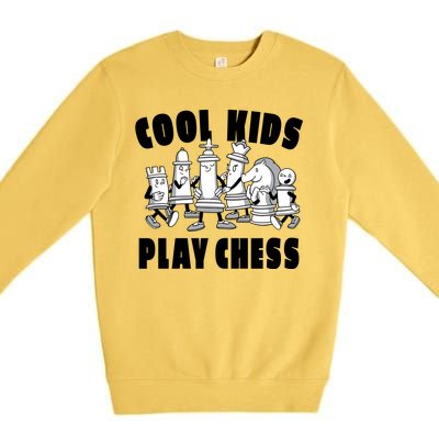 Cool Kids Play Chess Premium Crewneck Sweatshirt