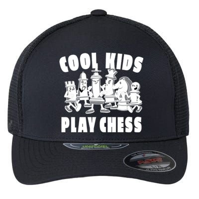 Cool Kids Play Chess Flexfit Unipanel Trucker Cap