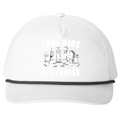 Cool Kids Play Chess Snapback Five-Panel Rope Hat