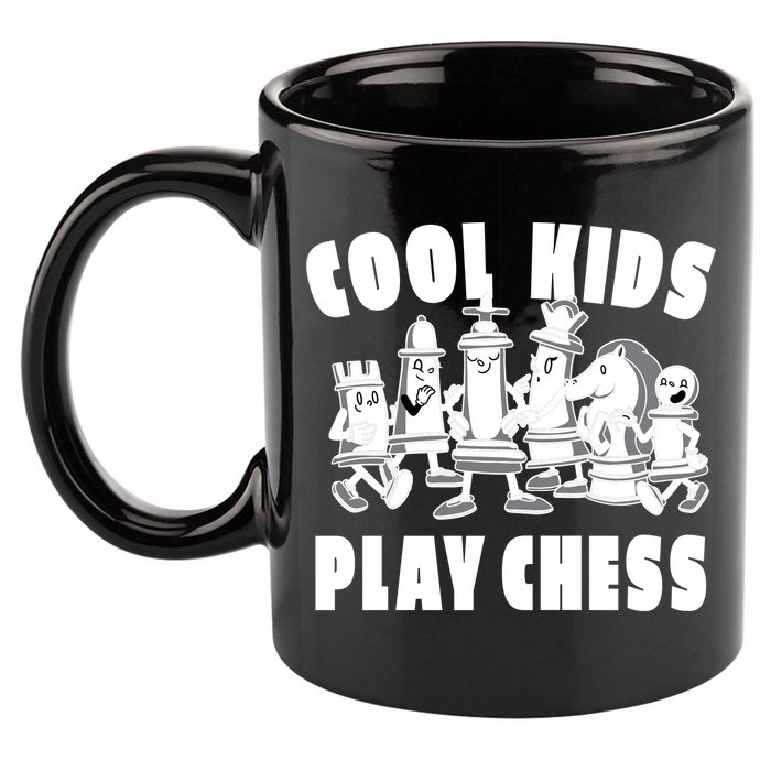 Cool Kids Play Chess 11oz C Handle Ceramic Mug