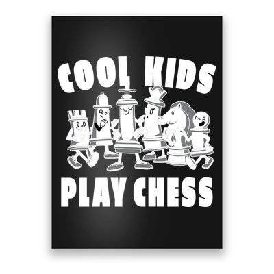 Cool Kids Play Chess Poster