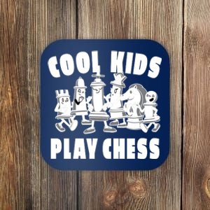 Cool Kids Play Chess Coaster