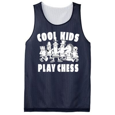 Cool Kids Play Chess Mesh Reversible Basketball Jersey Tank