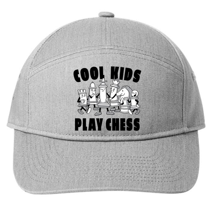 Cool Kids Play Chess 7-Panel Snapback Hat