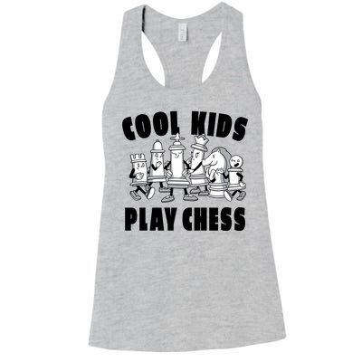 Cool Kids Play Chess Women's Racerback Tank