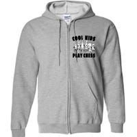 Cool Kids Play Chess Full Zip Hoodie