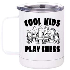 Cool Kids Play Chess 12 oz Stainless Steel Tumbler Cup