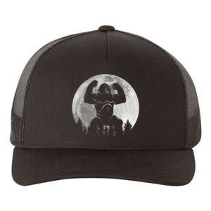 Cool King Kong Monster Full Moon Yupoong Adult 5-Panel Trucker Hat