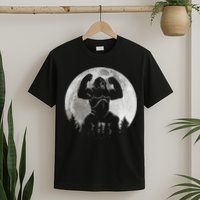 Cool King Kong Monster Full Moon T-Shirt