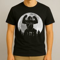 Cool King Kong Monster Full Moon T-Shirt