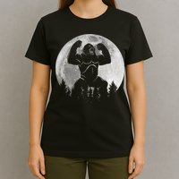 Cool King Kong Monster Full Moon T-Shirt