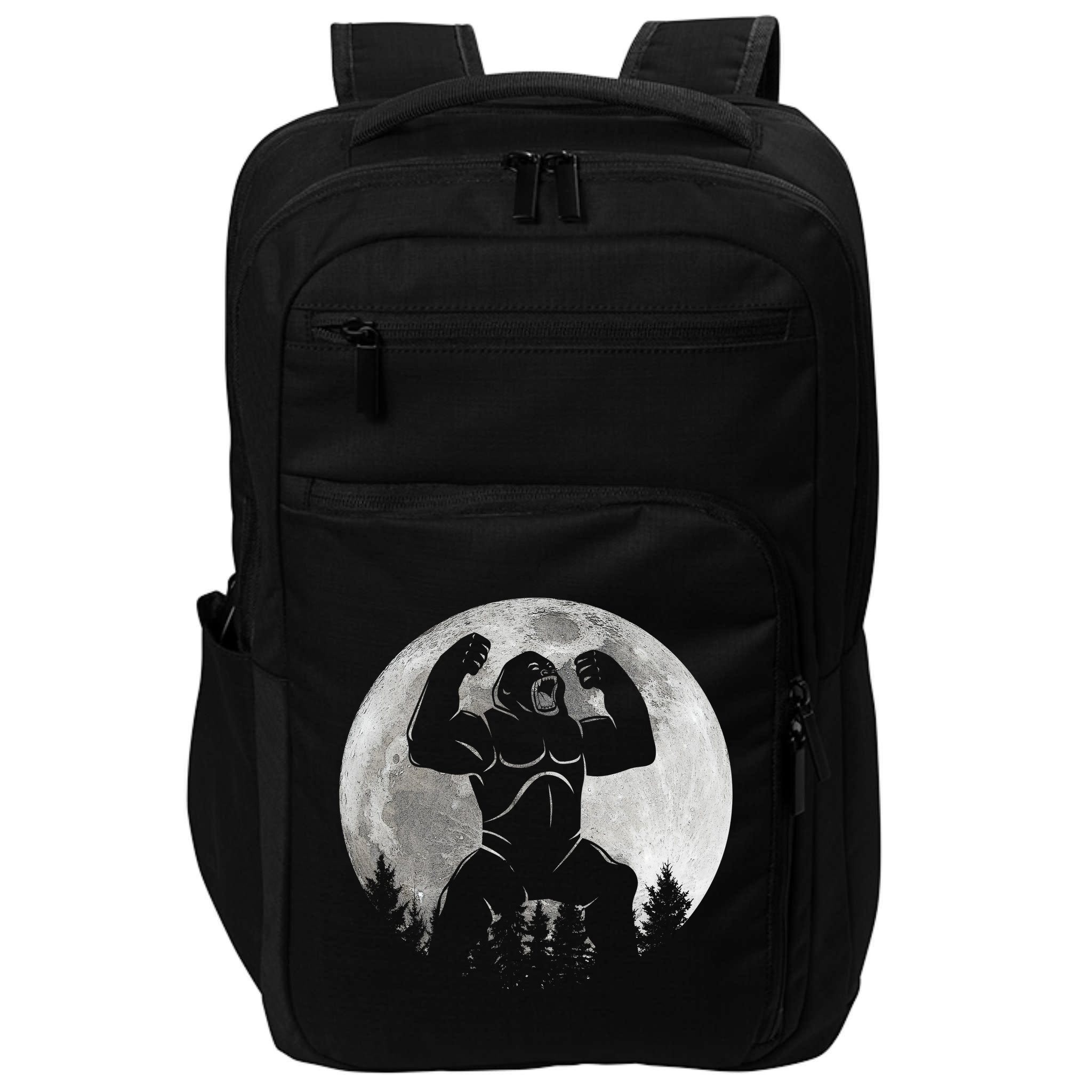 Cool King Kong Monster Full Moon Impact Tech Backpack