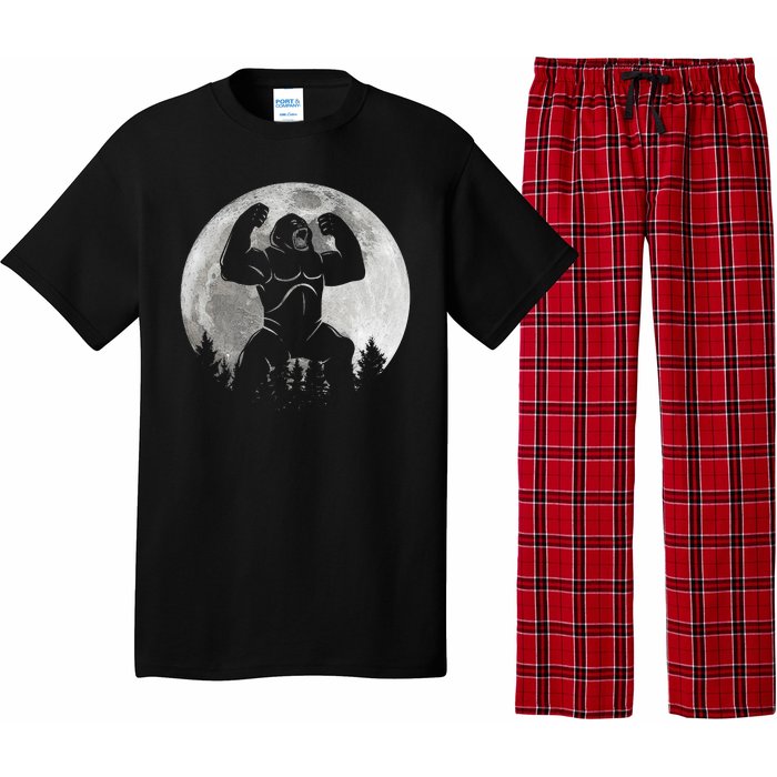 Cool King Kong Monster Full Moon Pajama Set