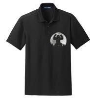 Cool King Kong Monster Full Moon Dry Zone Grid Polo